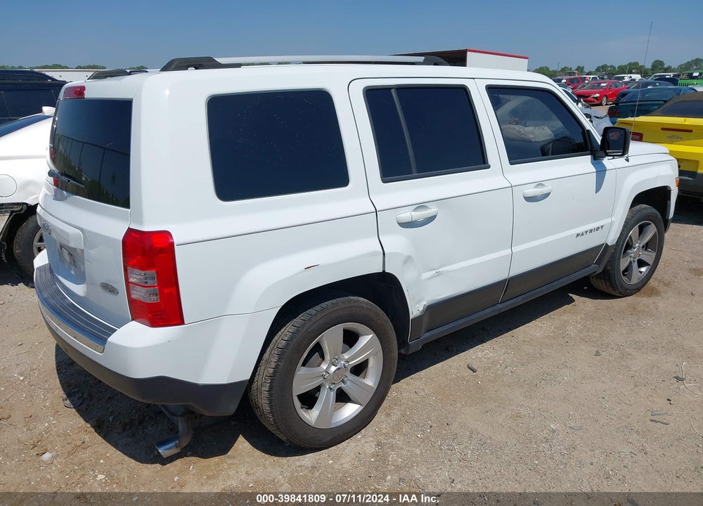 2016 JEEP PATRIOT HIGH ALTITUDE EDITION VIN: 1C4NJPFA0GD502974