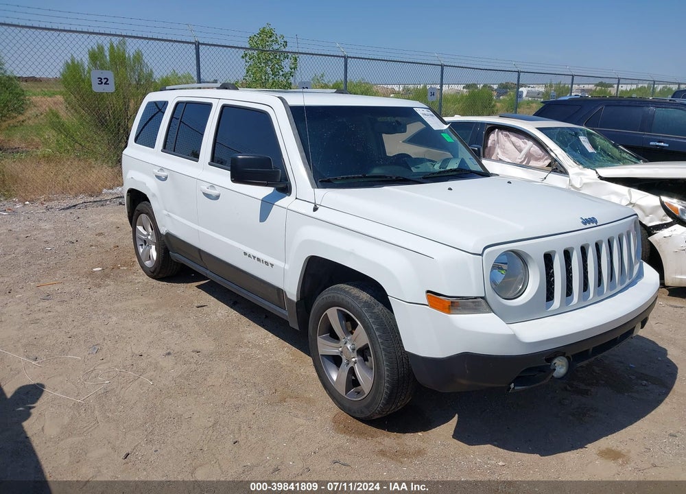2016 JEEP PATRIOT HIGH ALTITUDE EDITION VIN: 1C4NJPFA0GD502974