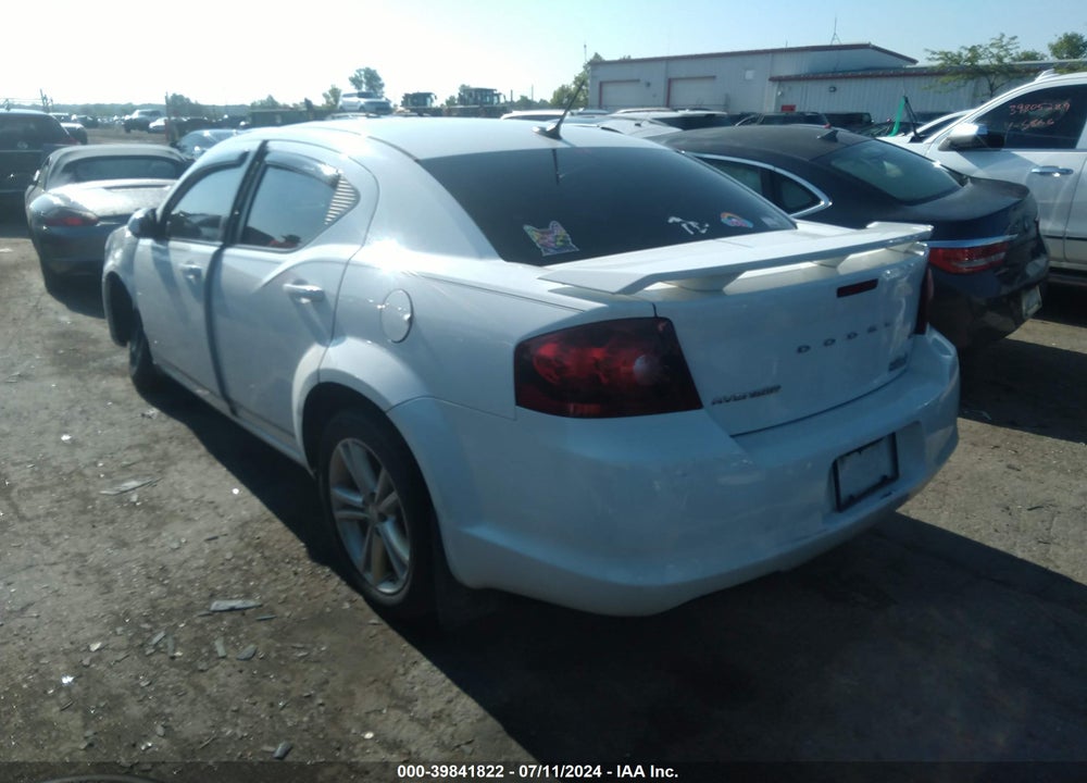 2013 AVENGER DODGE  SXT VIN: 1C3CDZCG5DN552735