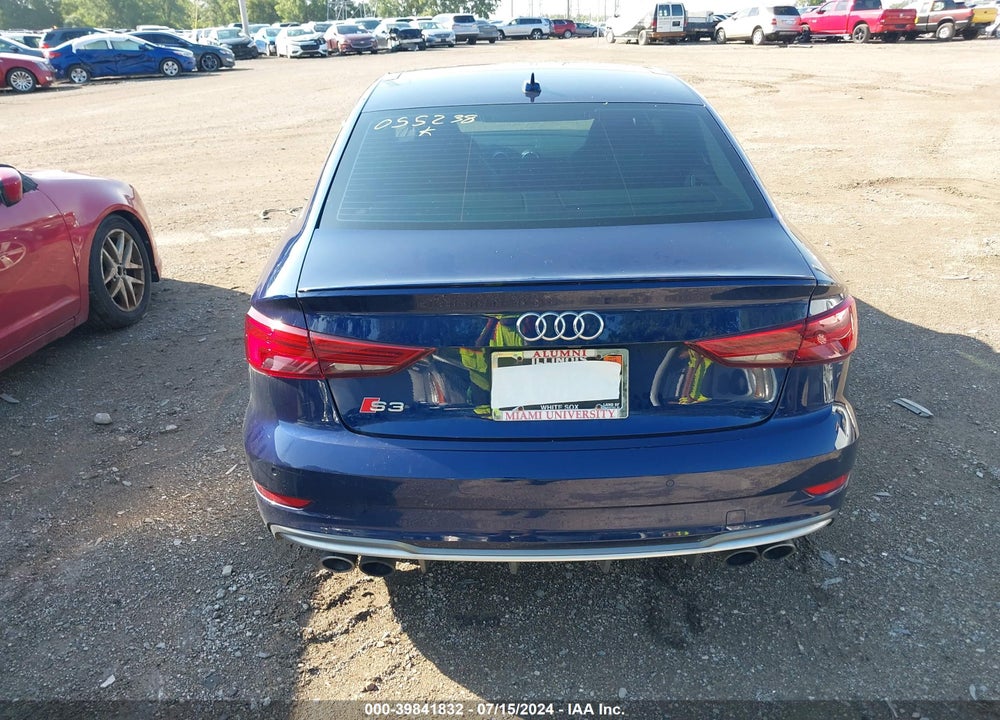 2017 AUDI S3 2.0T PREMIUM PLUS VIN: WAUB1GFF2H1055238