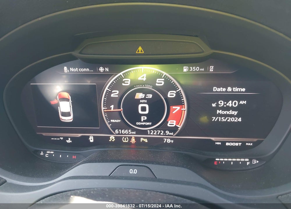 2017 AUDI S3 2.0T PREMIUM PLUS VIN: WAUB1GFF2H1055238
