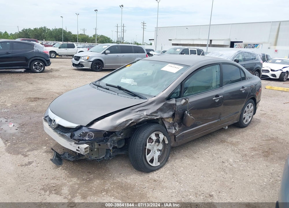 2011 HONDA CIVIC LX VIN: 19XFA1F55BE047065