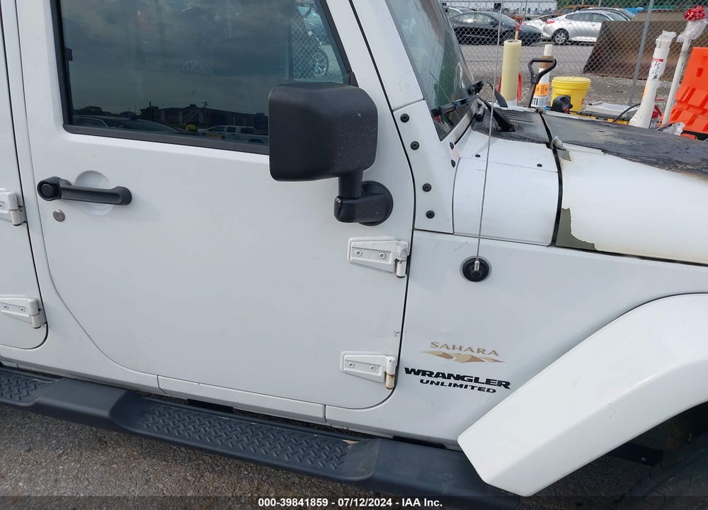 2012 JEEP WRANGLER UNLIMITED SAHARA VIN: 1C4BJWEG6CL279312