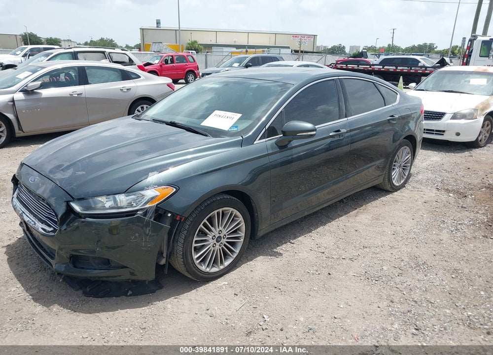2015 FORD FUSION SE VIN: 3FA6P0H9XFR122307