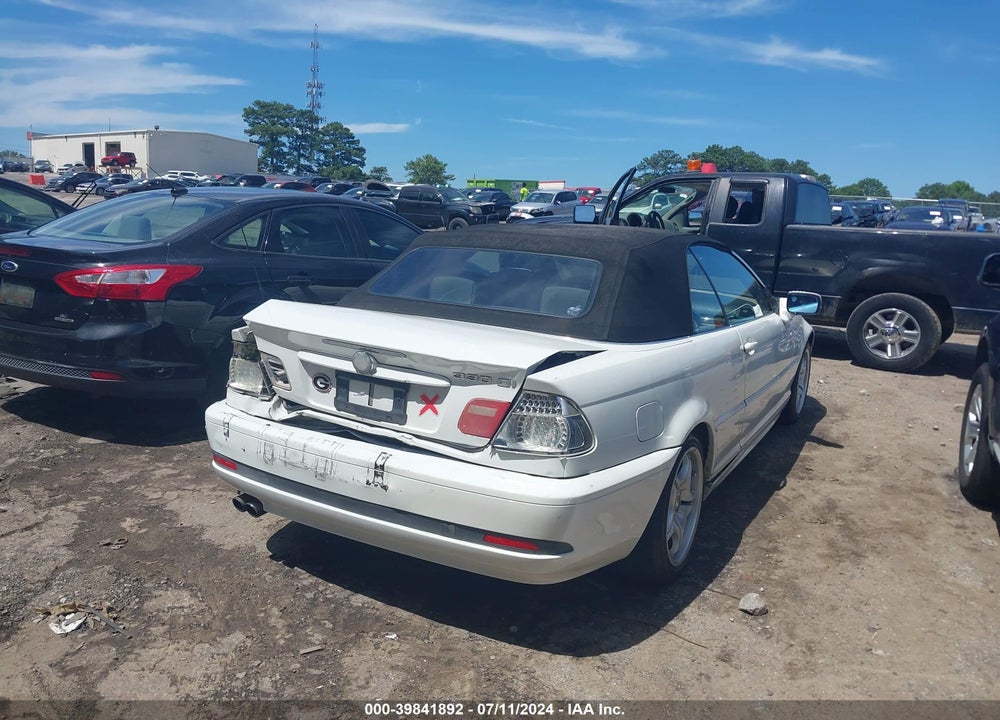 2004 BMW 330CI VIN: WBABW53444PL45903