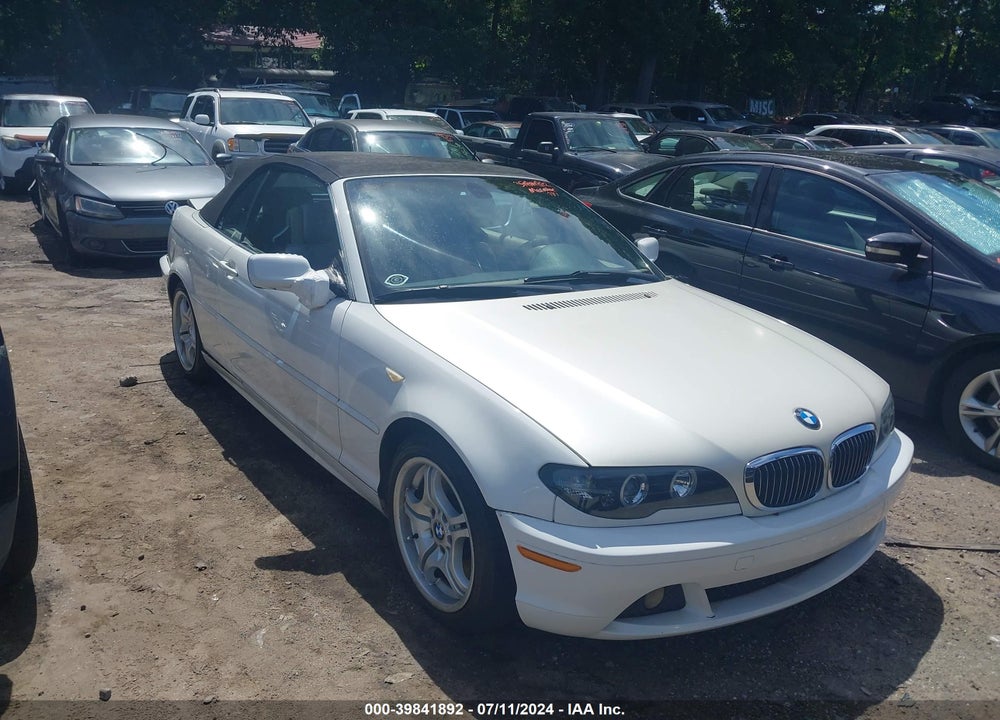 2004 BMW 330CI VIN: WBABW53444PL45903