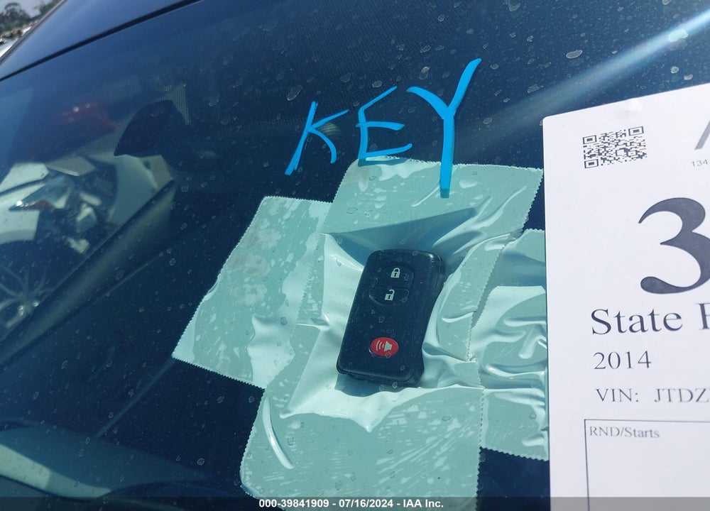 2014 TOYOTA PRIUS V VIN: JTDZN3EU7EJ010841