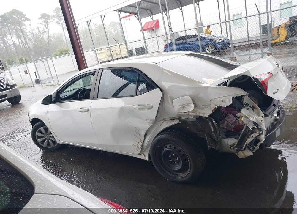 2016 TOYOTA COROLLA LE VIN: 5YFBURHEXGP367196