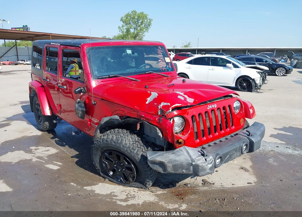 2012 JEEP WRANGLER UNLIMITED VIN: 1C4BJWEG8CL247428