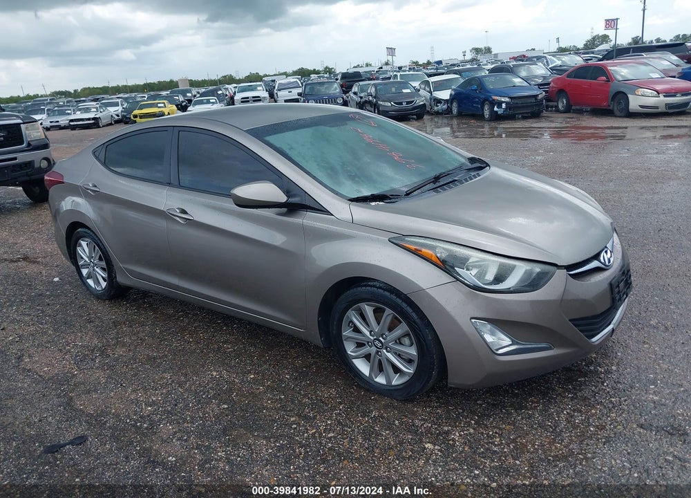 2014 HYUNDAI ELANTRA SE VIN: 5NPDH4AE8EH462375