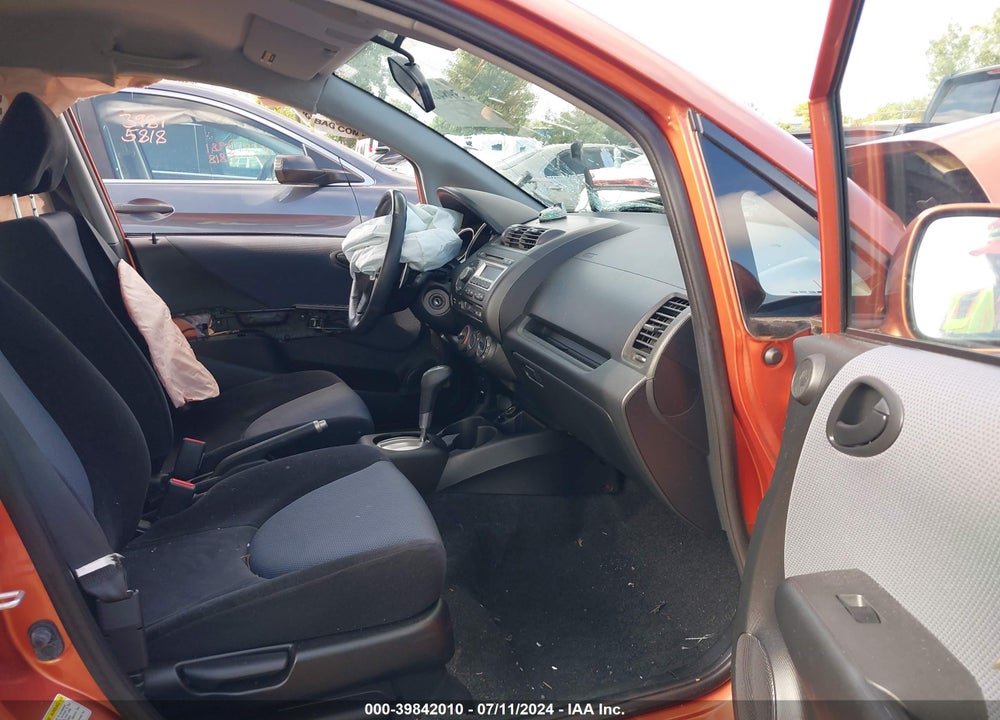 2007 HONDA FIT SPORT VIN: JHMGD38627S017022