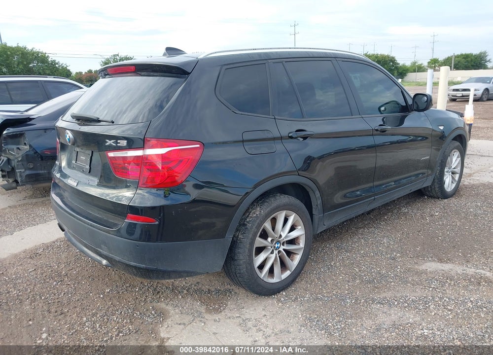 2013 BMW X3 XDRIVE28I VIN: 5UXWX9C55D0A16543