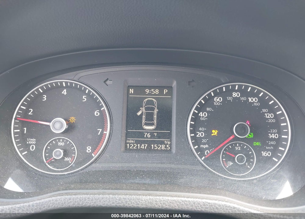 2012 VOLKSWAGEN PASSAT 2.5L SE VIN: 1VWBP7A33CC032950