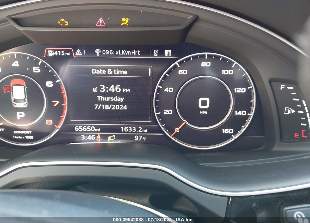 2018 AUDI Q7 3.0T PREMIUM VIN: WA1LAAF77JD052914