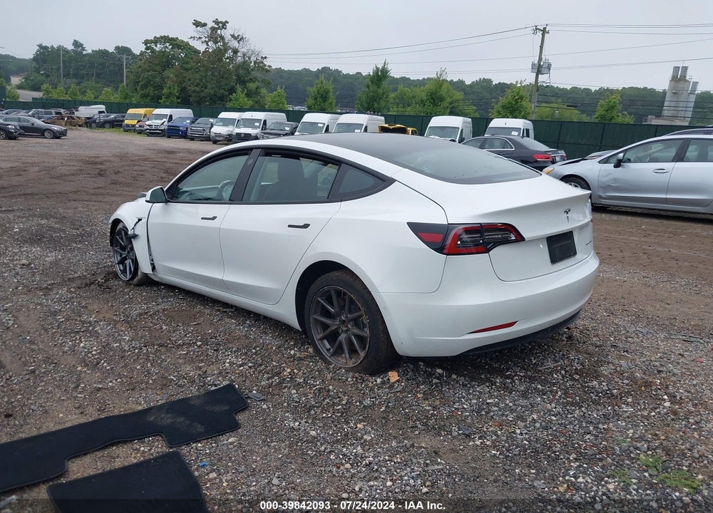 2022 TESLA MODEL 3 LONG RANGE DUAL MOTOR ALL-WHEEL DRIVE VIN: 5YJ3E1EB3NF206694