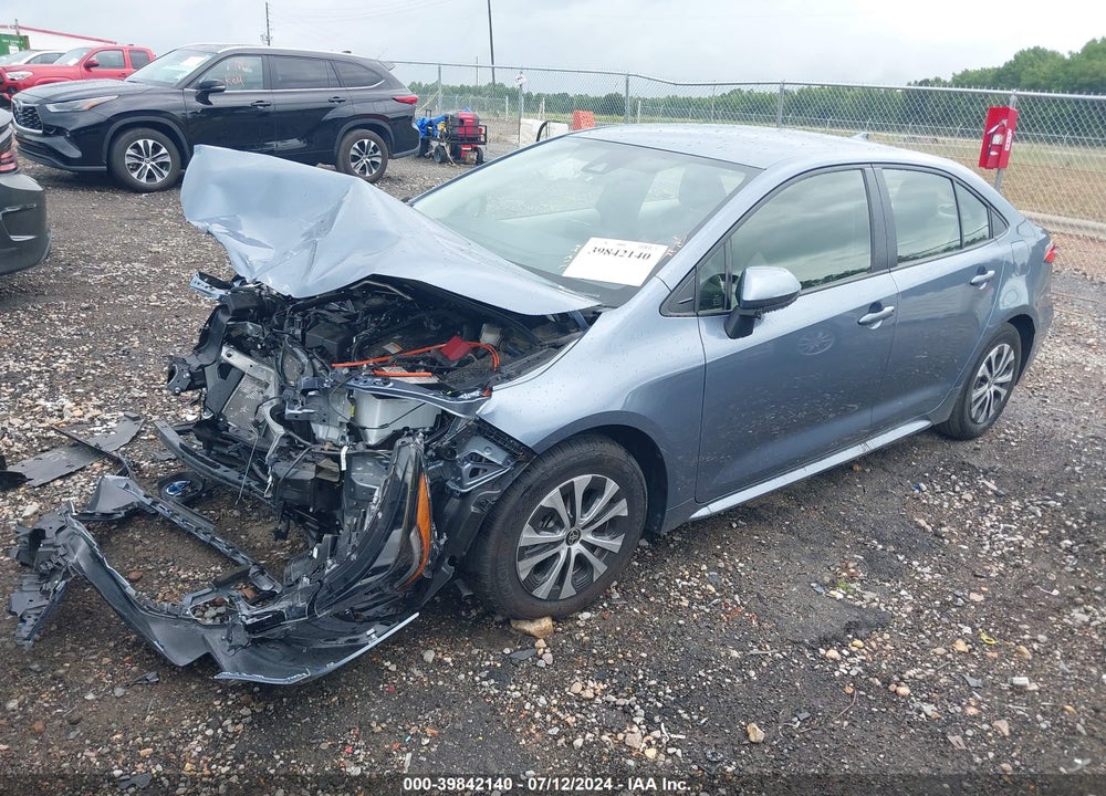 2022 TOYOTA COROLLA HYBRID LE VIN: JTDEAMDE4N3013999