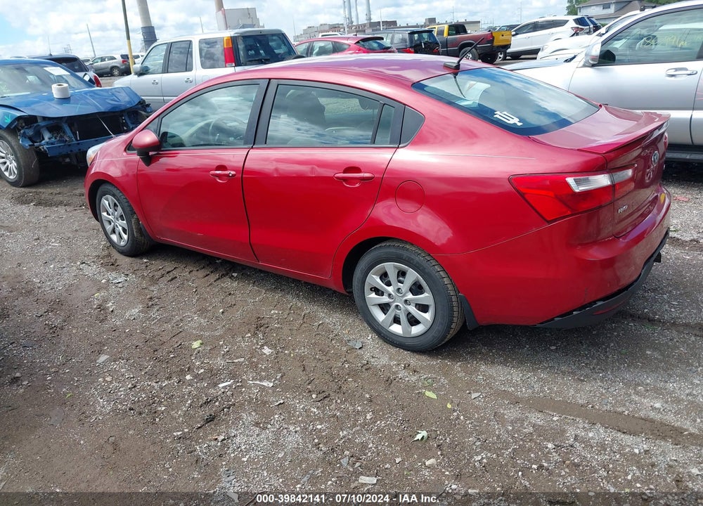 2013 KIA RIO LX VIN: KNADM4A34D6288949