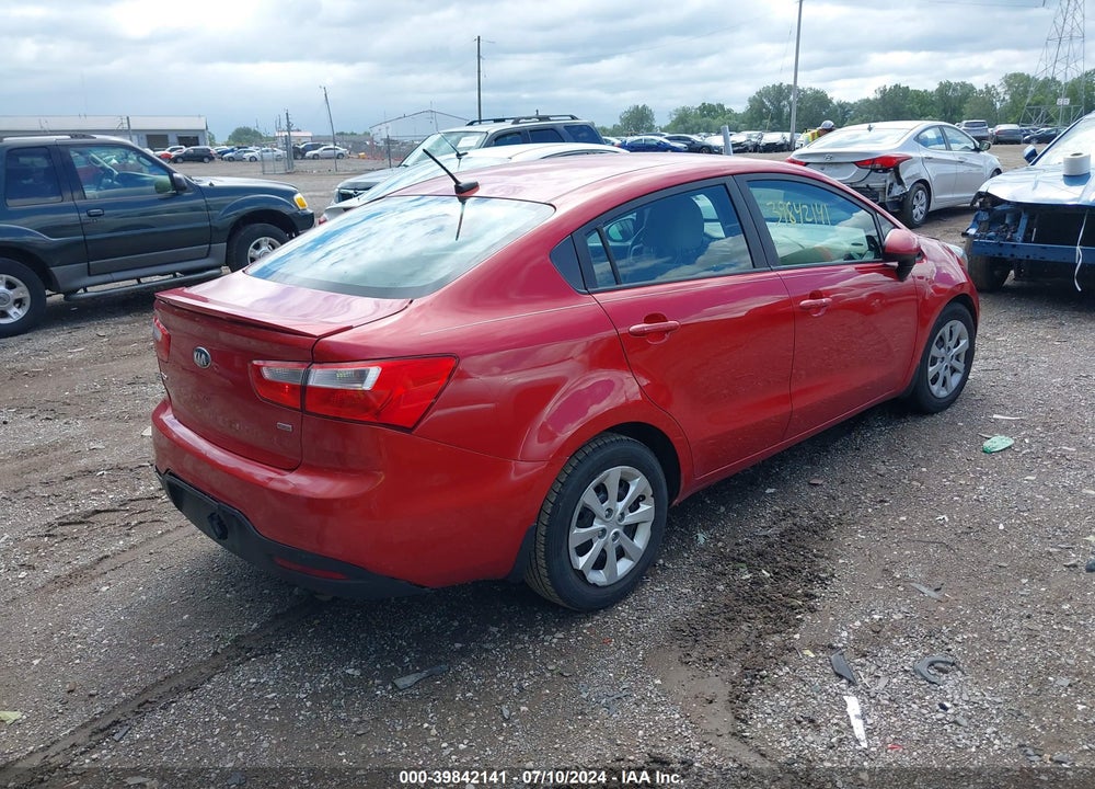 2013 KIA RIO LX VIN: KNADM4A34D6288949