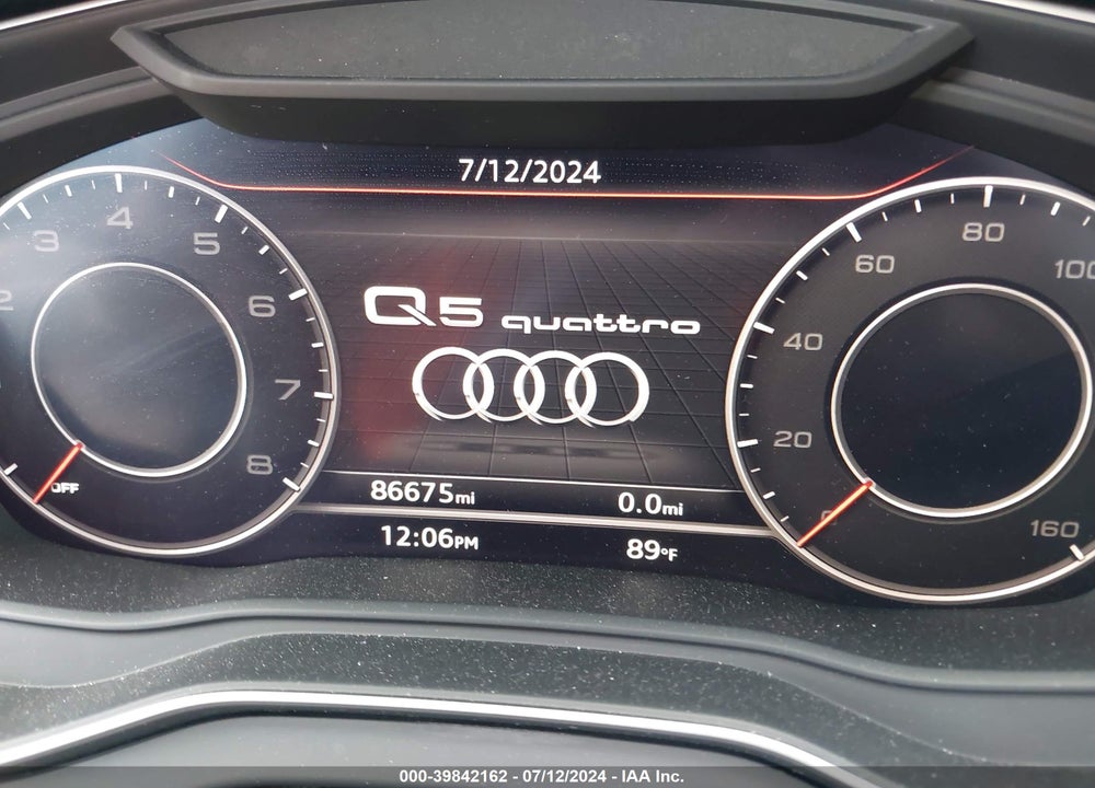 2018 AUDI Q5 VIN: WA1BNAFY6J2016393