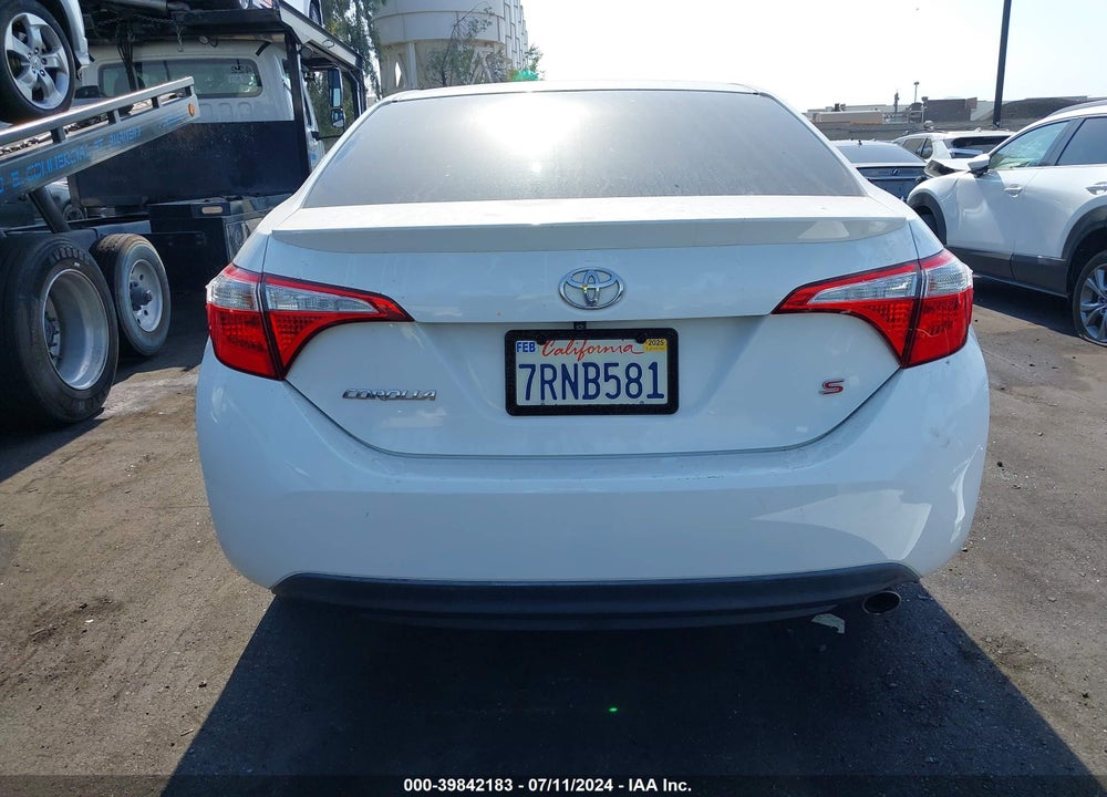 2016 TOYOTA COROLLA S PLUS VIN: 5YFBURHE8GP449184