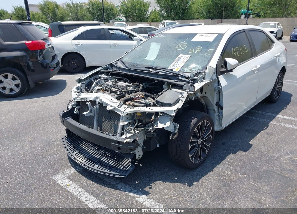 2016 TOYOTA COROLLA S PLUS VIN: 5YFBURHE8GP449184