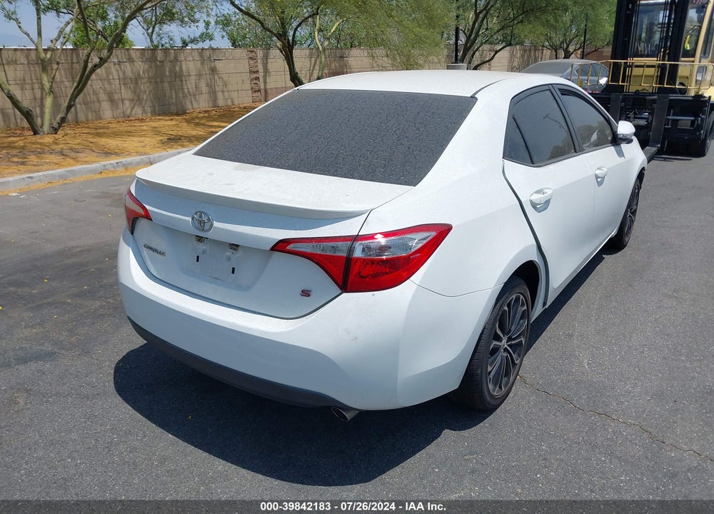 2016 TOYOTA COROLLA S PLUS VIN: 5YFBURHE8GP449184