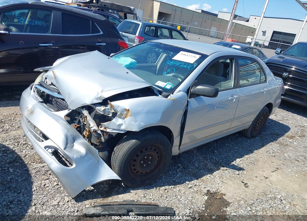 2005 TOYOTA COROLLA LE VIN: 2T1BR32E55C502296