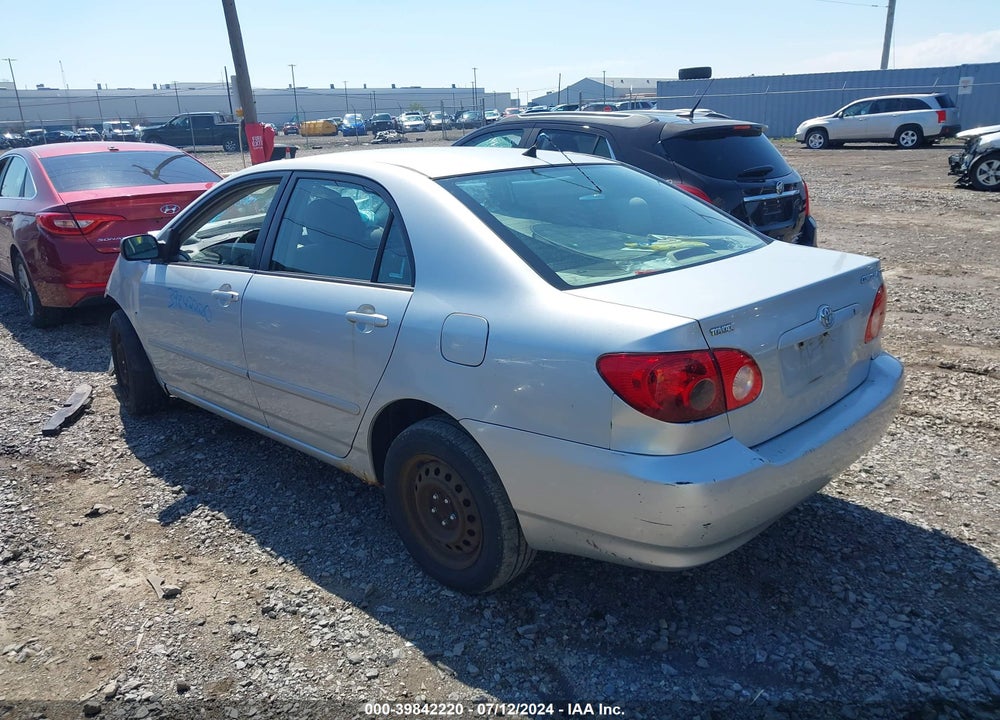 2005 TOYOTA COROLLA LE VIN: 2T1BR32E55C502296