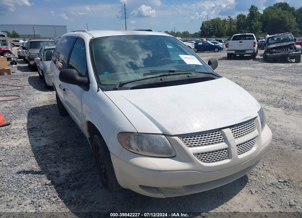 2003 DODGE GRAND CARAVAN SE VIN: 1D4GP24313B288942
