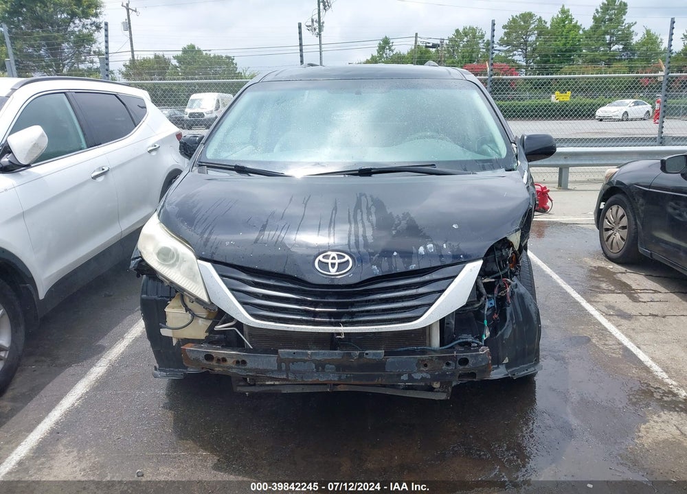 2012 TOYOTA SIENNA LE V6 8 PASSENGER VIN: 5TDKK3DC9CS240559