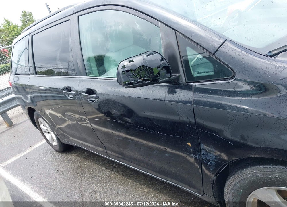 2012 TOYOTA SIENNA LE V6 8 PASSENGER VIN: 5TDKK3DC9CS240559