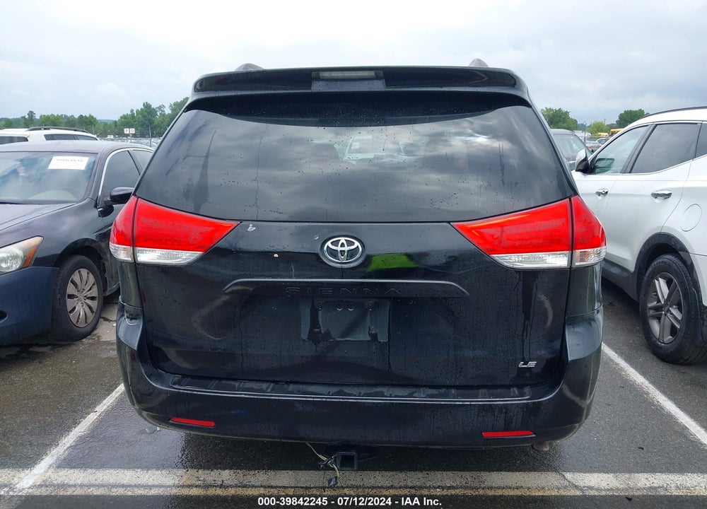 2012 TOYOTA SIENNA LE V6 8 PASSENGER VIN: 5TDKK3DC9CS240559