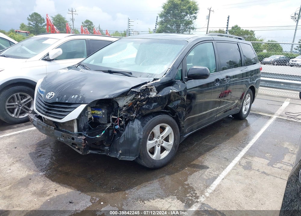 2012 TOYOTA SIENNA LE V6 8 PASSENGER VIN: 5TDKK3DC9CS240559