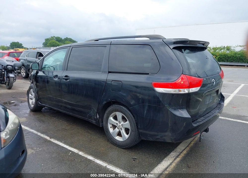 2012 TOYOTA SIENNA LE V6 8 PASSENGER VIN: 5TDKK3DC9CS240559