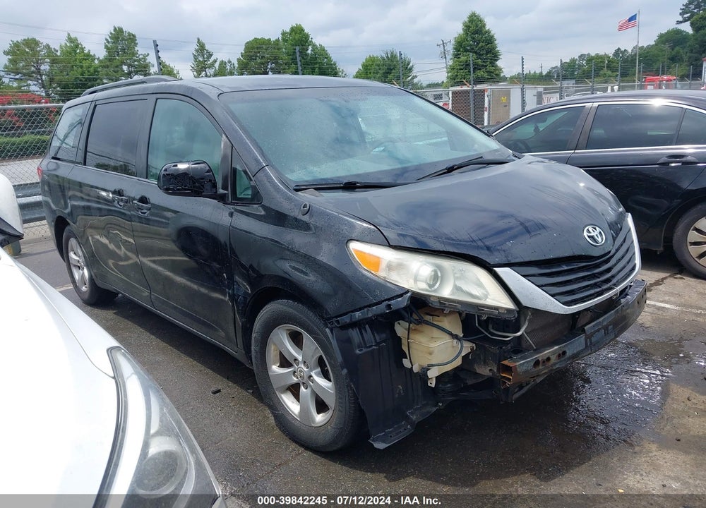 2012 TOYOTA SIENNA LE V6 8 PASSENGER VIN: 5TDKK3DC9CS240559