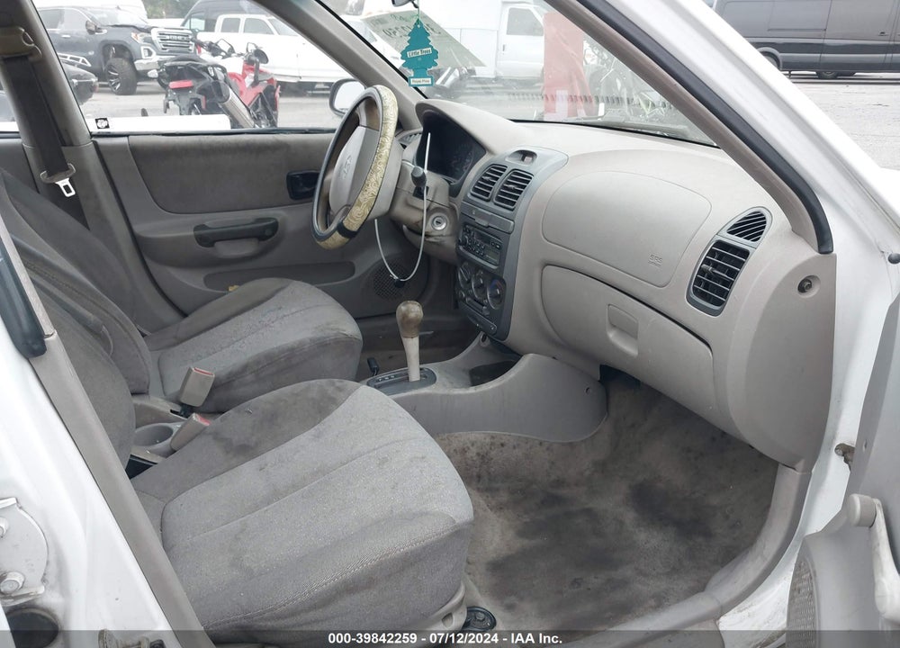 2000 HYUNDAI ACCENT GL VIN: KMHCG45G8YU042843