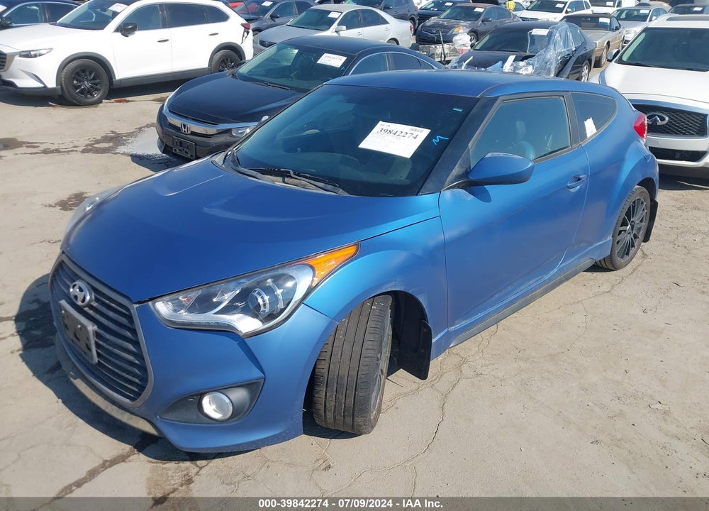 2016 HYUNDAI VELOSTER TURBO RALLY EDITION VIN: KMHTC6AE8GU258072