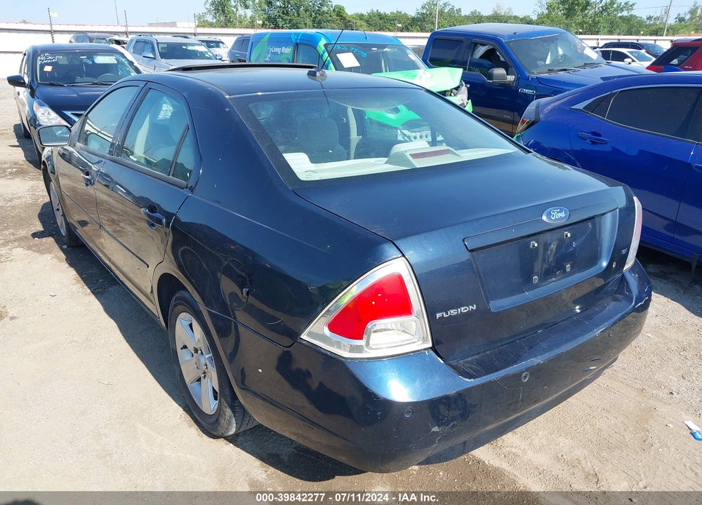 2008 FORD FUSION SE VIN: 3FAHP07Z58R124723