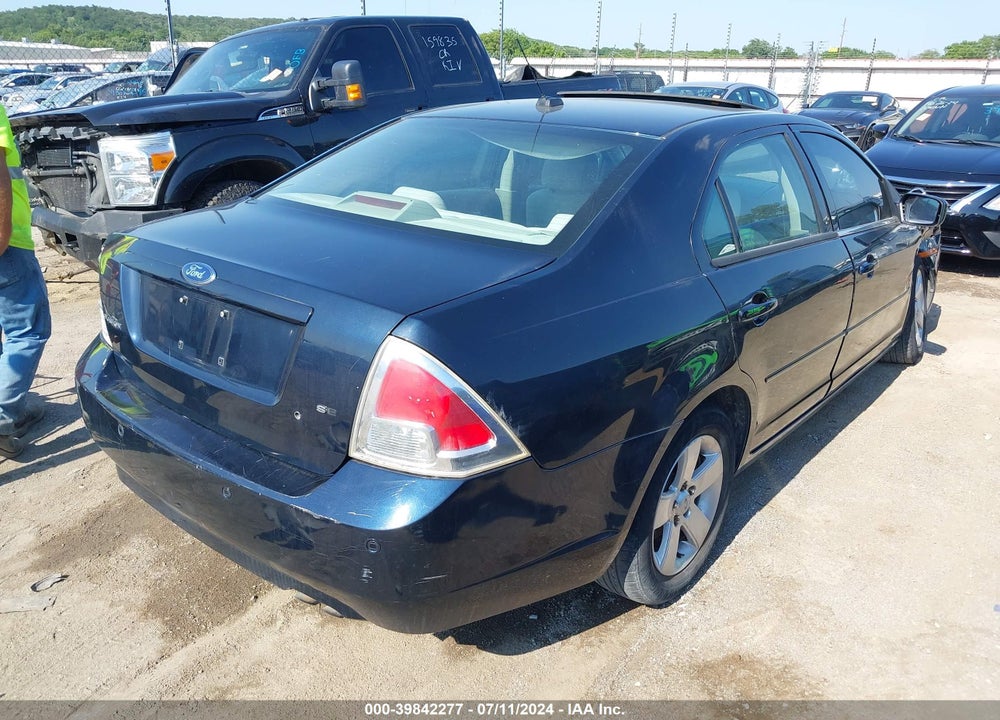 2008 FORD FUSION SE VIN: 3FAHP07Z58R124723