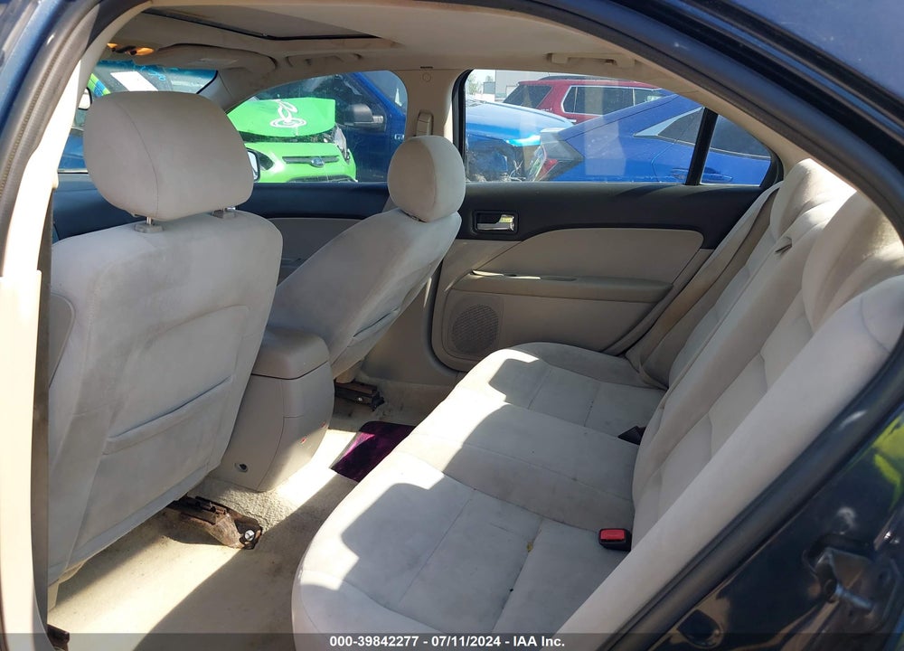 2008 FORD FUSION SE VIN: 3FAHP07Z58R124723