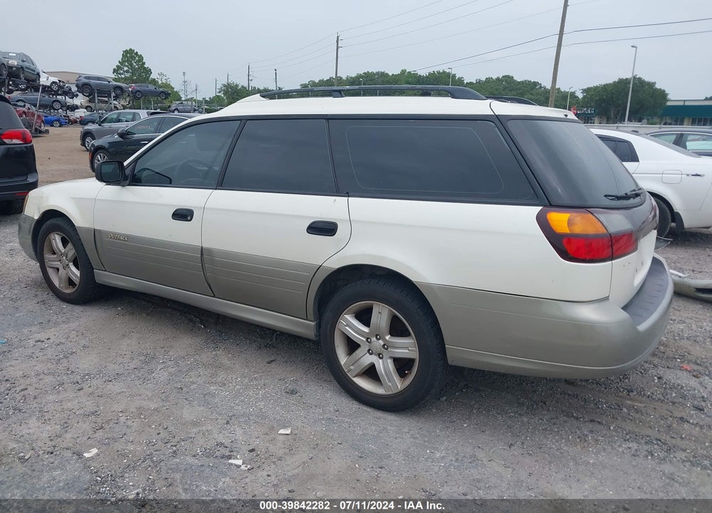 2002 SUBARU OUTBACK VIN: 4S3BH665127614282