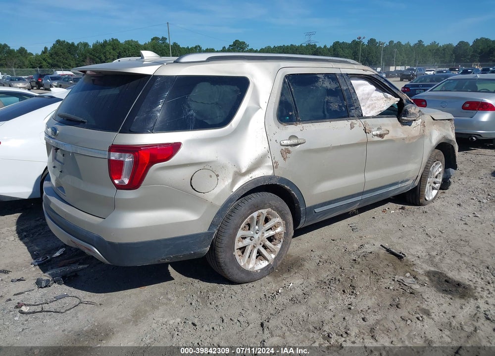 2017 FORD EXPLORER XLT VIN: 1FM5K7D82HGA55380