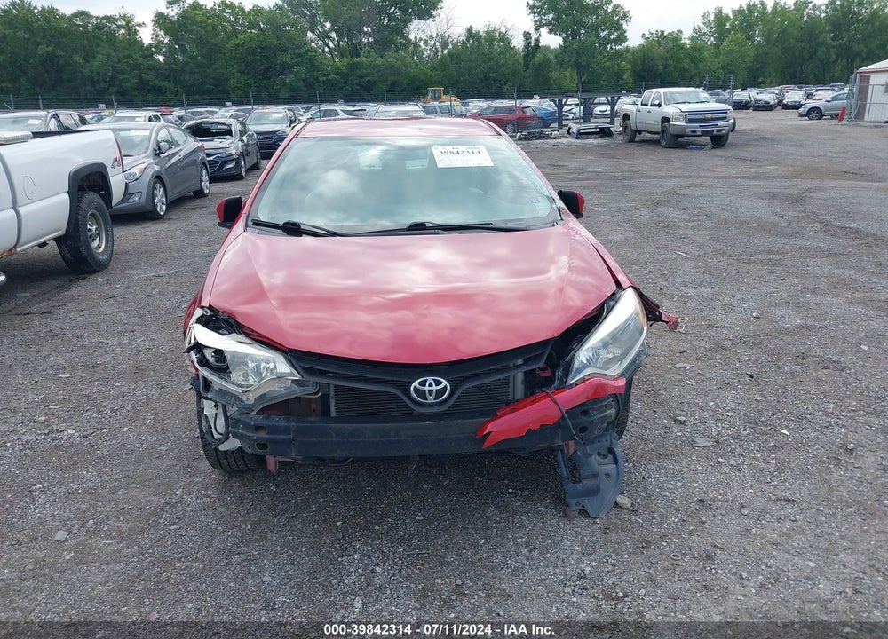 2016 TOYOTA COROLLA LE PLUS VIN: 5YFBURHE2GP556764