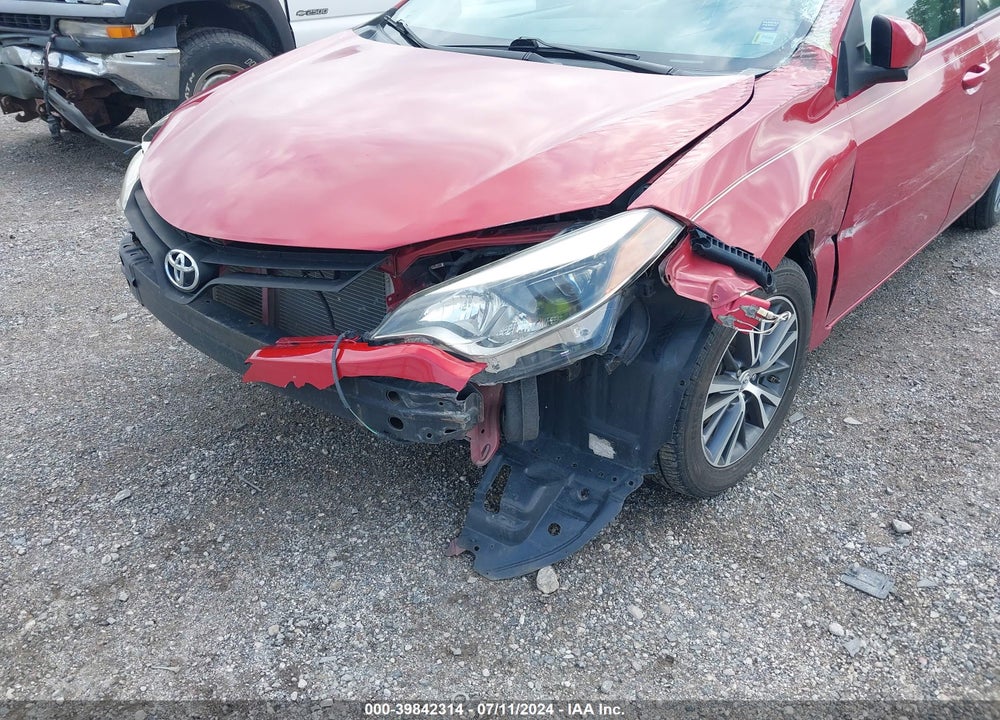 2016 TOYOTA COROLLA LE PLUS VIN: 5YFBURHE2GP556764