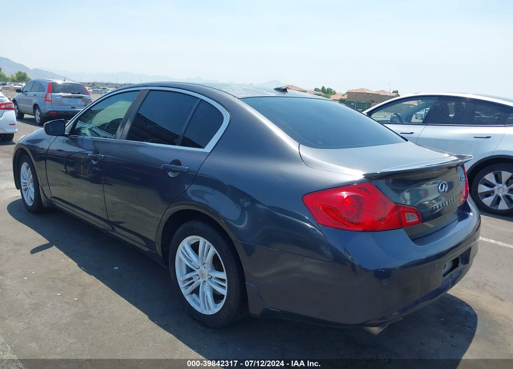 2010 INFINITI G37X VIN: JN1CV6AR4AM254029
