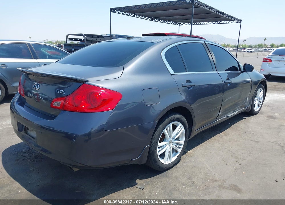 2010 INFINITI G37X VIN: JN1CV6AR4AM254029