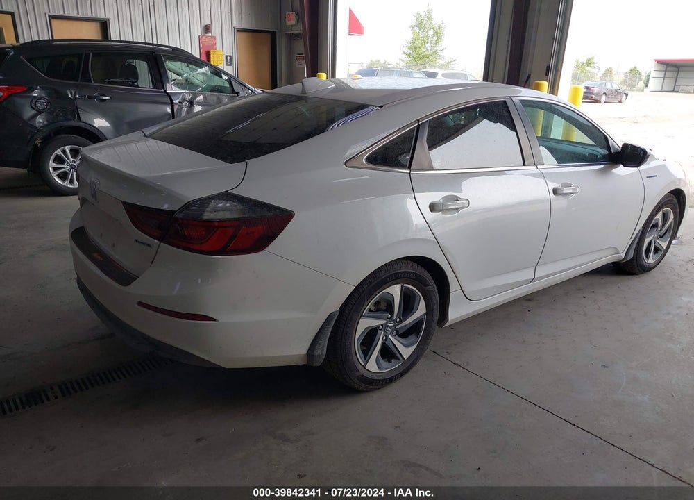 2022 HONDA INSIGHT EX VIN: 19XZE4F51NE012157
