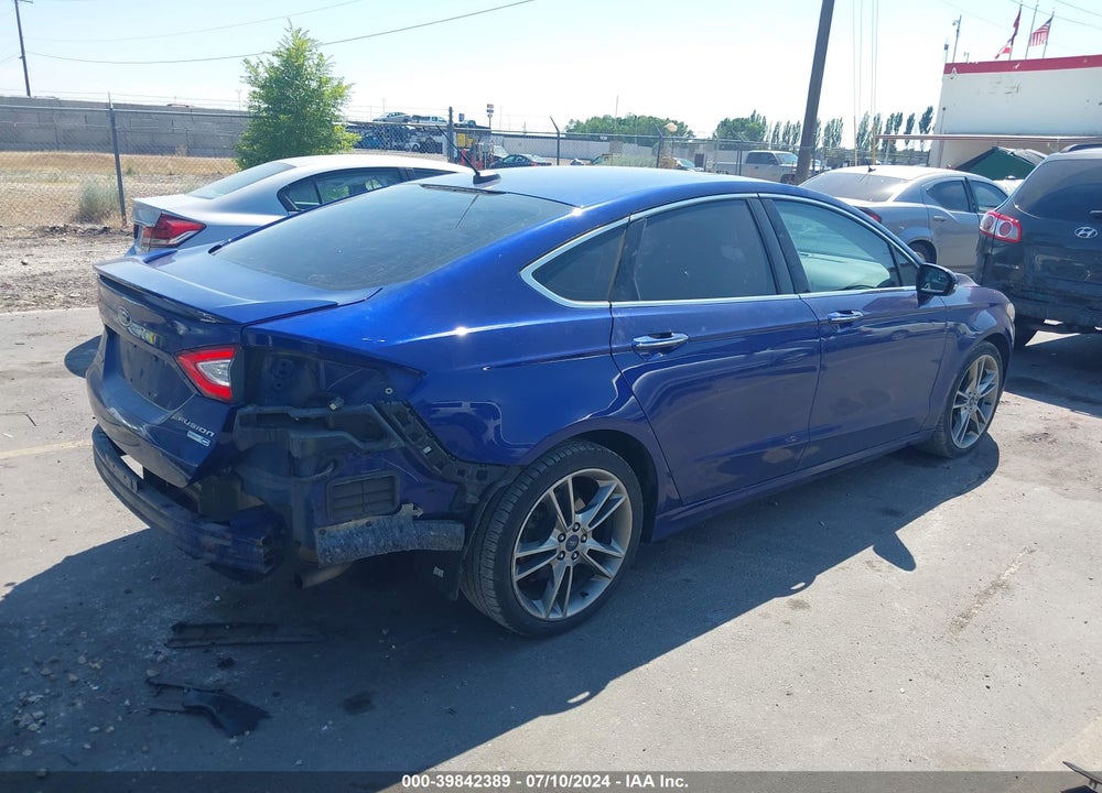 2014 FORD FUSION TITANIUM VIN: 3FA6P0D91ER192623