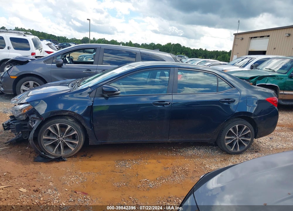 2017 TOYOTA COROLLA XSE VIN: 2T1BURHE1HC837827