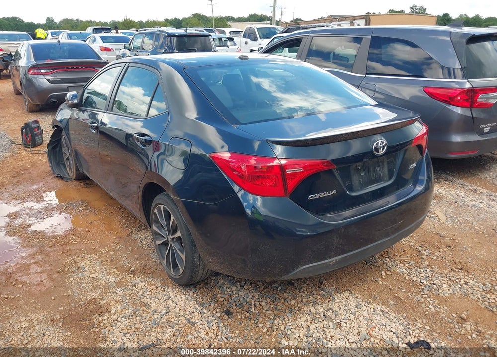 2017 TOYOTA COROLLA XSE VIN: 2T1BURHE1HC837827